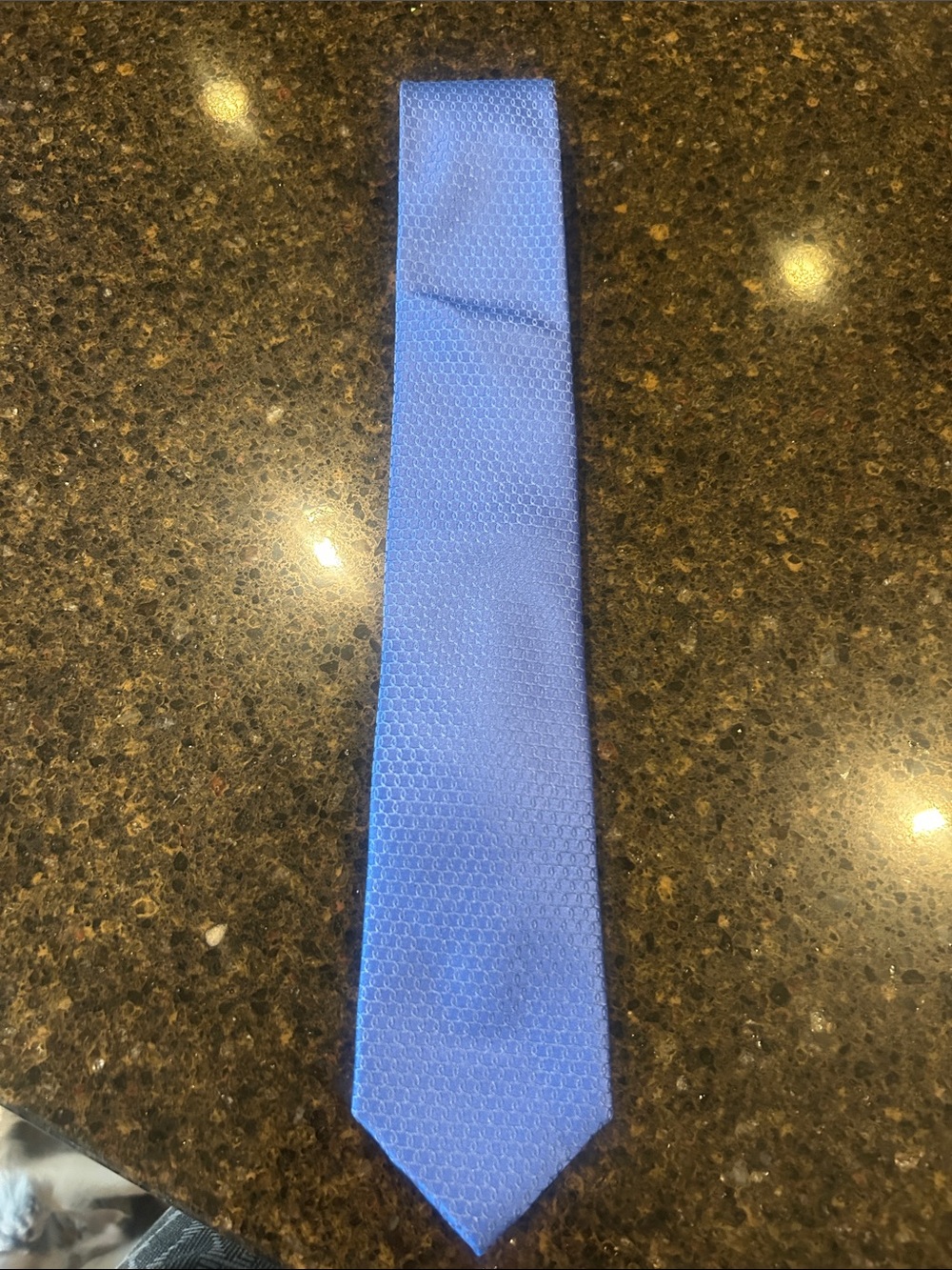 Ted Baker Men's Bright Blue Textured Dress Tie